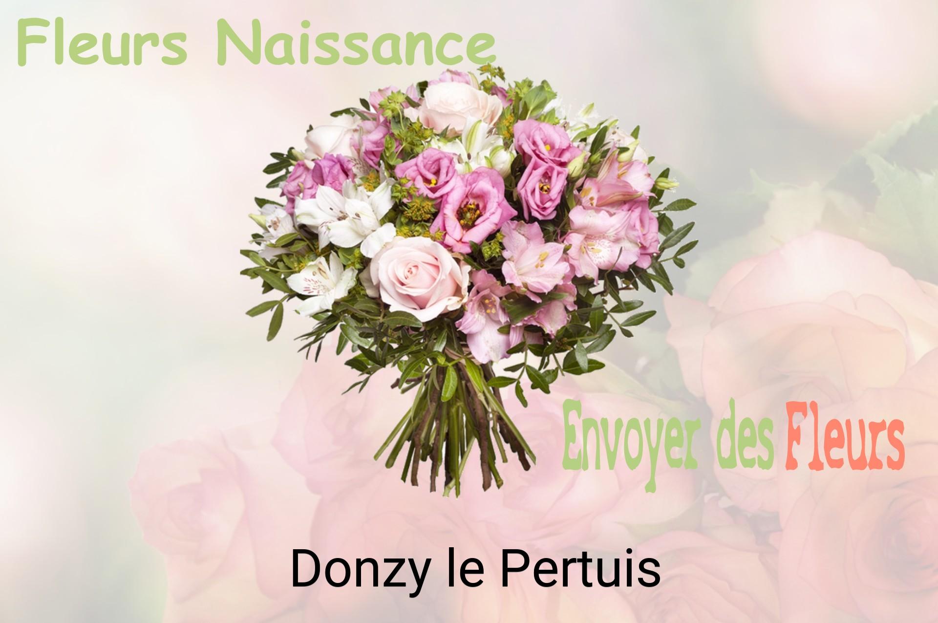 Bouquet de fleurs de naissance livré à Donzy-le-Pertuis